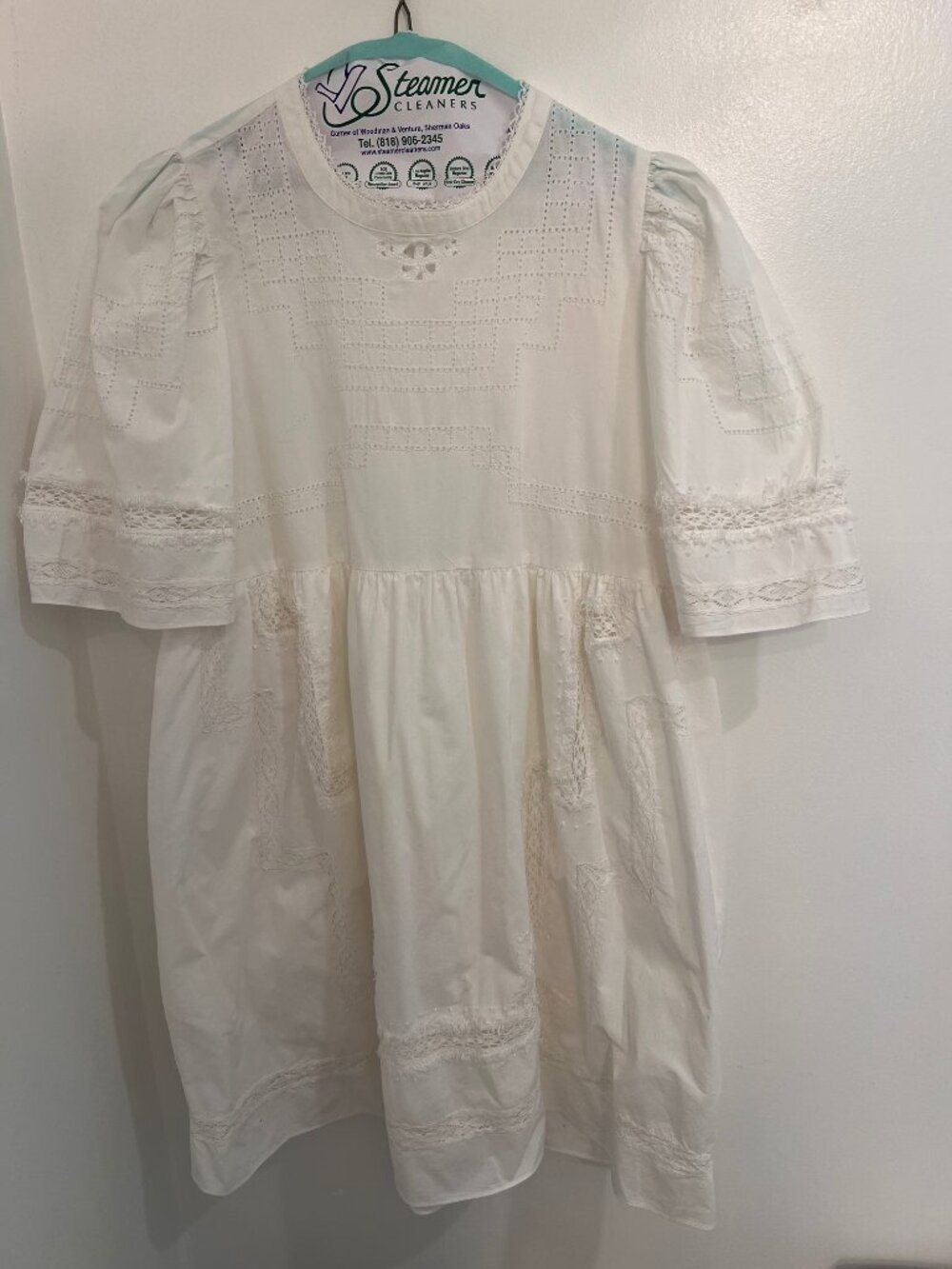 SEA NY Lilith Mini Dress - White - Worn Once, Drycleaned - Sz M - Picture 6 of 8